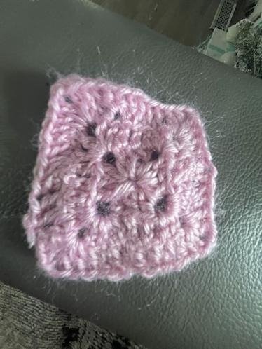 Student made textured square