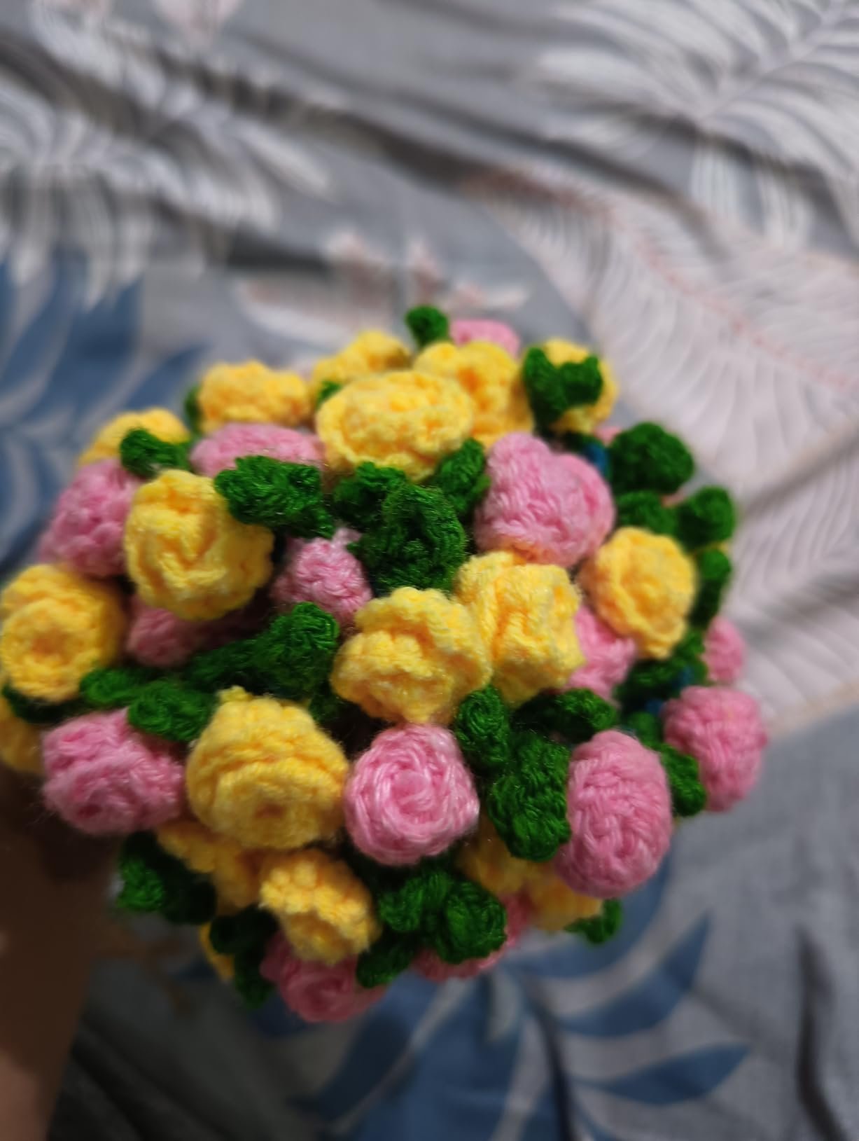Student made flower bouquet